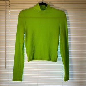 Neon Green Windsor Turtleneck